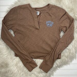 Boys Lie Cropped Henley sz. XL